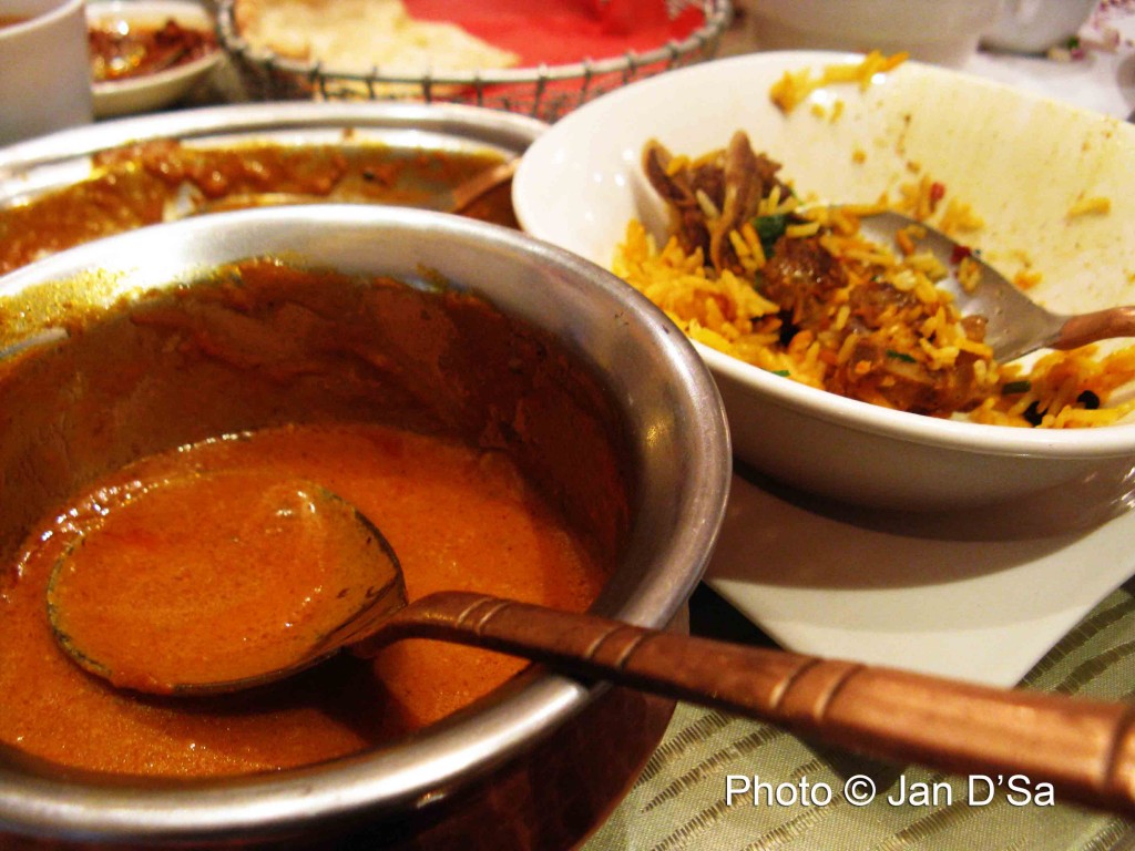 Chicken curry and the oh-so-amazing Mutton Biryani!
