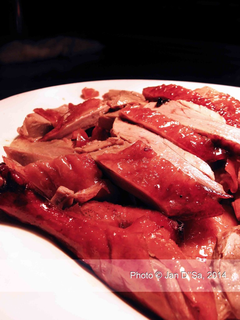 Roasted duck. At this counter, I learnt how to say, I, You, He/She in Mandarin