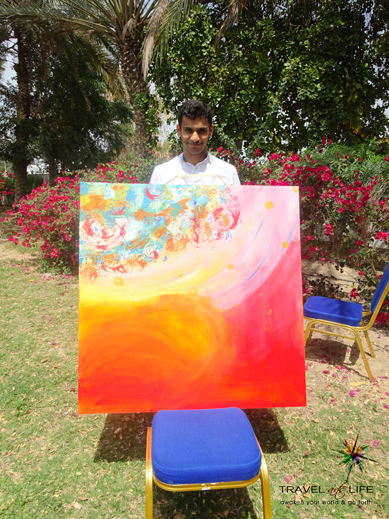 The painting with Nazer early this year at 20/20/20 project.